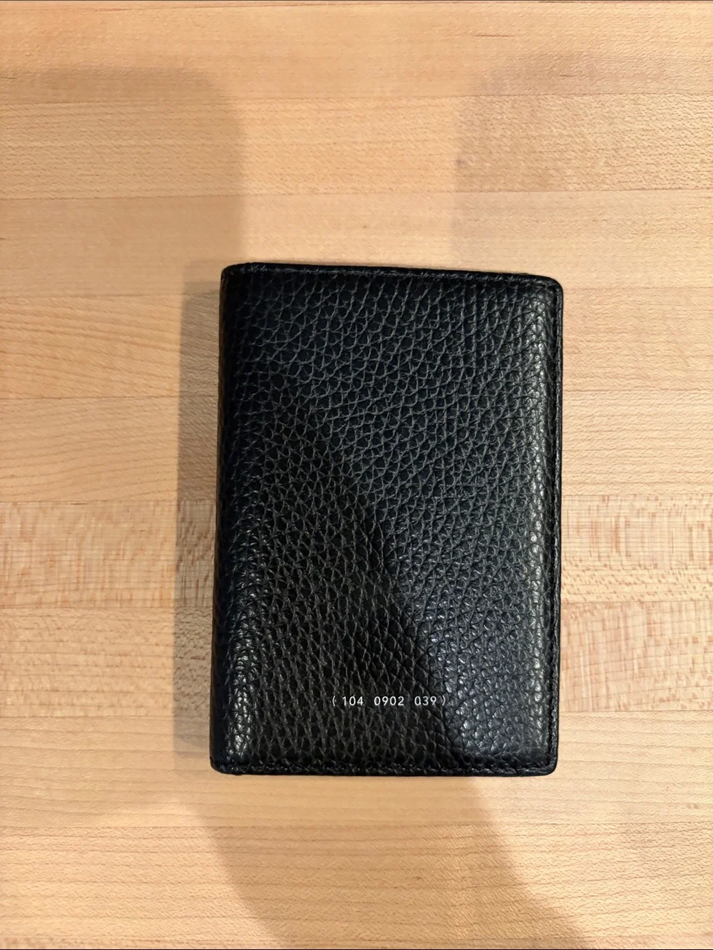 Grams 28 Black Leather Men's Bifold Cardholder Wallet